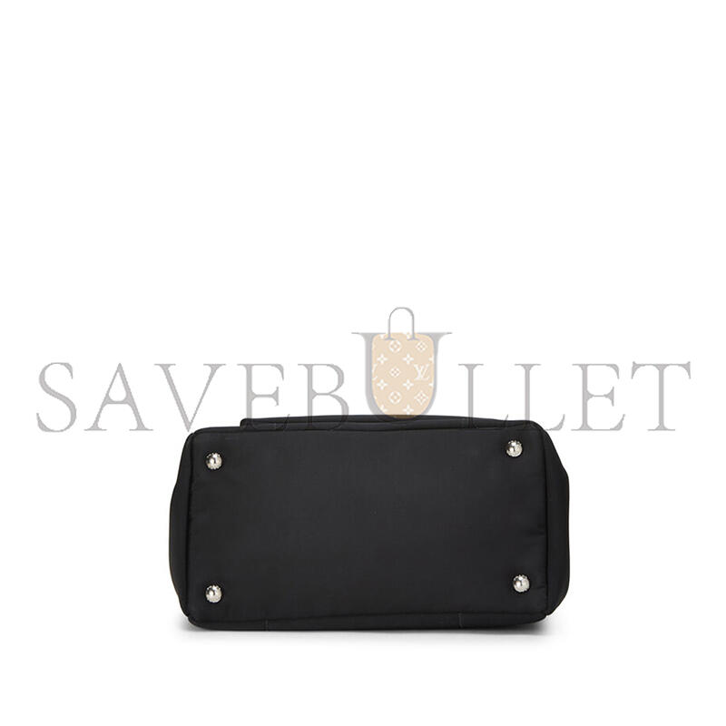 PRADA BLACK TESSUTO NYLON CONVERTIBLE HANDBAG 1BG364 (28*20*15cm) 